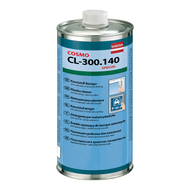 WEISS COSMO CL-300.140 - Kunststof reiniger niet oplossend en met Antistaticum